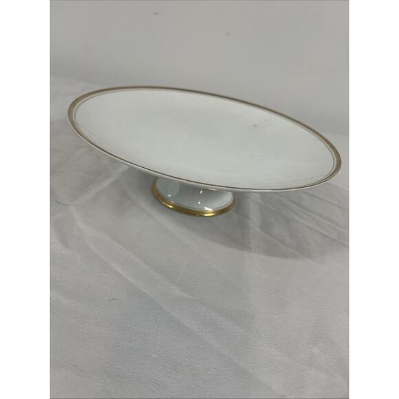 Golden Heirloom By Shufford Oven To Table Porcelain Cake Stand - Picture 2 of 10